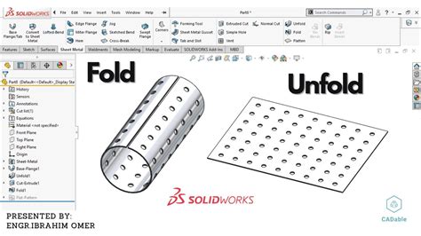 solidworks flatten non sheet metal part|solidworks flatten surface template.